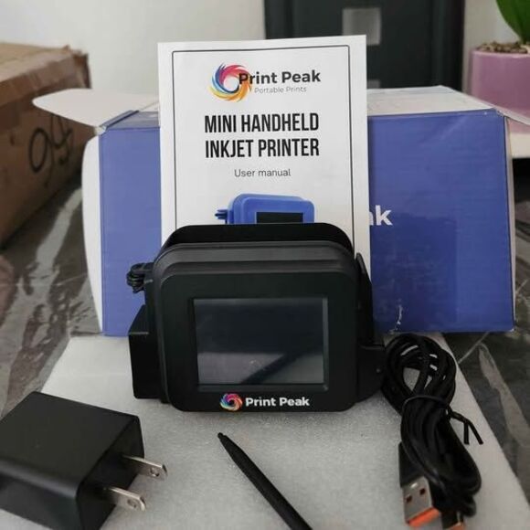 Mini PrintPeak Handheld Inkjet Printer Open Box - Picture 1 of 4